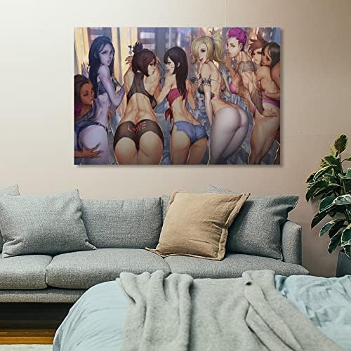 Цензурированный Аниме Плакат със сексуалната момиче (Потребителски порно Постери, Плакати с Киской, Плакат с