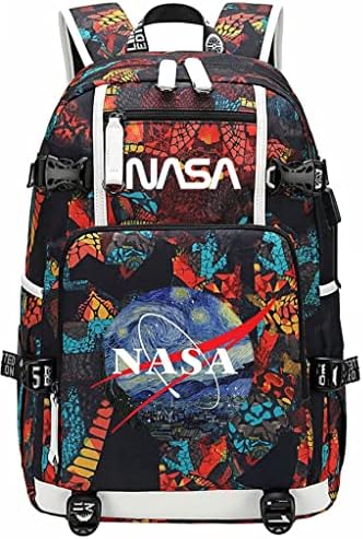 Тукли НАСА Космическа агенция, астронавт, тийнейджъри, училищни чанти, мъжки и женски, раници, 16 инча
