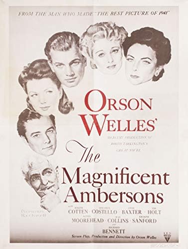 Великолепен американски Плакат Ambersons 1960