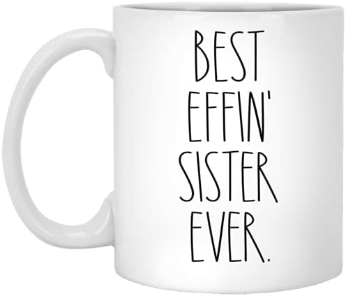 BoomBear Sister - най-Добрата кафеена чаша Effin Sister в историята - В стил сестри Рей Дън - В стил Рей Дън