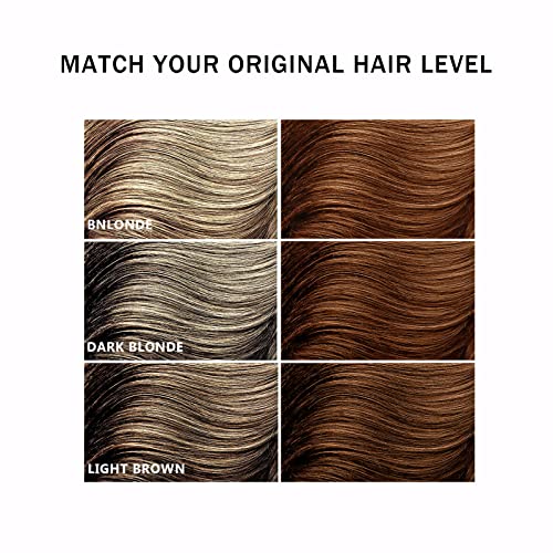 FVQUHVO Natural Coffee Color Hair Shampoo - Шампоан за мъже и жени с разтворими боя за коса, Устойчив Кафе Шампоан