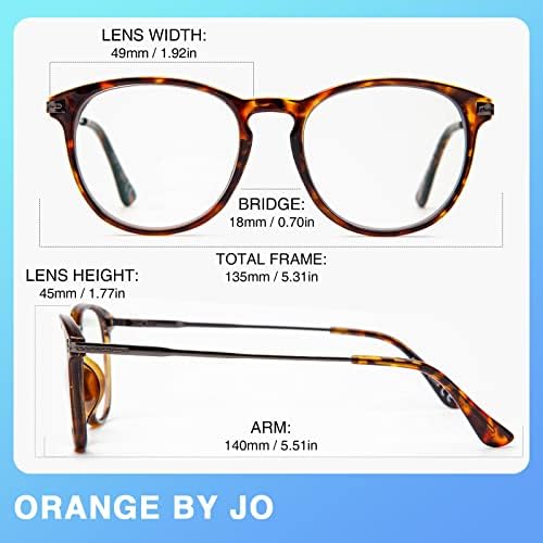 Дамски Бифокални очила за четене Jo - Компютърни Очила за четене, блокиране на Синя светлина, с Пружинным тръба