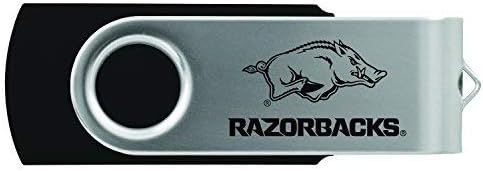 LXG, Inc. Университета на Арканзас -USB Флаш устройство с обем 8gb 2.0-Черен