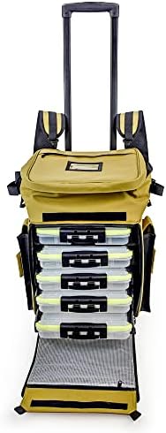 Раница за риболовни принадлежности количка с половини на една кука - Водоустойчива чанта за риболовни принадлежности