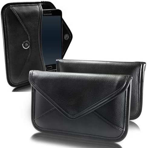 Калъф BoxWave за BQ Mobile BQ-6010G да practic (Case by BoxWave) - Луксозни Кожена чанта-месинджър, дизайн своята