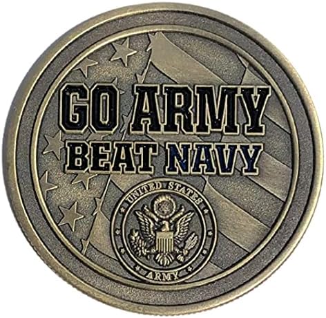Армия на Съединените Щати USA Go Army Beat Navy Challenge Монети и Синьо Кадифе Кутия за показване