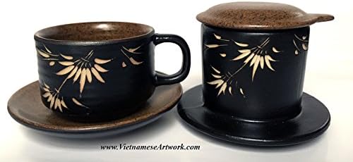 Керамични tea - Керамичен комплект ръчно изработени за приготвяне на виетнамското кафе