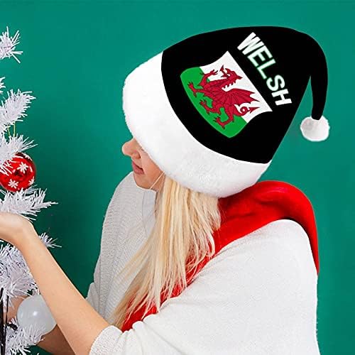 Коледна Шапка С Валлийским Флага За Cosplay На Коледна Празнична Парти