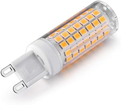 Led лампа Edearkar 5W G9 (5 опаковки)-88 светодиоди 2835 SMD 550lm, 120, еквивалент халогенни 40 W, дневна светлина