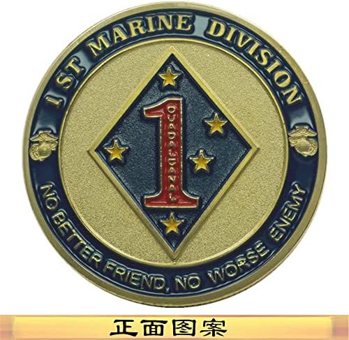 Военни фенове на Възпоменателни Монети на Военно-морския флот на САЩ Възпоменателни Монети Корпуса на морската