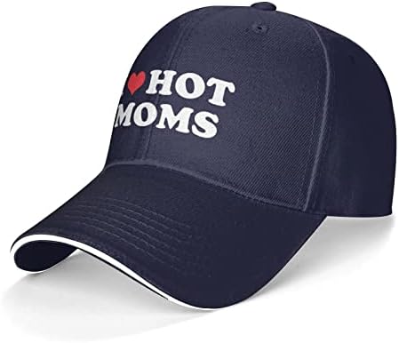 I Love Hot Moms Casquette Слънчеви Шапки S Риболовна Шапка Дамски Шапка Възстановяване На Предишното Положение
