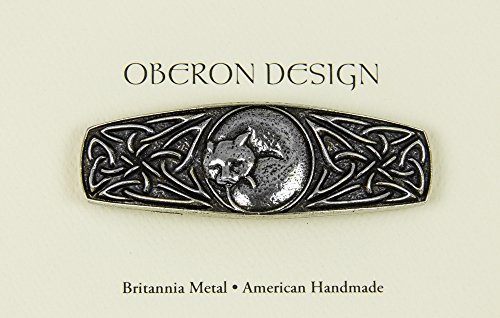Шнола за коса Dreaming Котка, метална шнола с ръчно изработени, направено в САЩ, със средна скоба 70 мм от Oberon