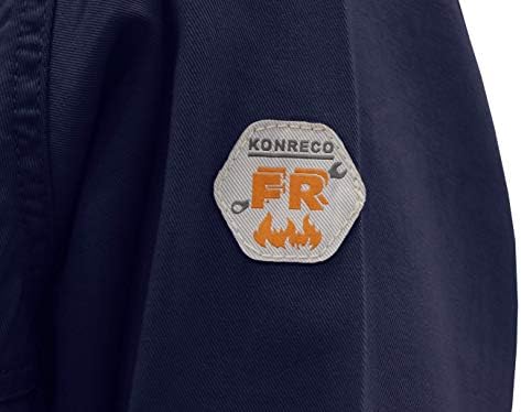 Лека мъжки Единни риза KONRECO от Огнестойкого памук FR