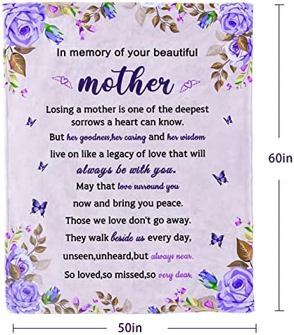 Подаръци с израз на съчувствие в резултат на загубата на майка си Одеяло с израз на съчувствие Мемориальное