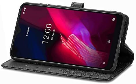 COTDINFOR е Съвместим с калъф T-Mobile Revvl 4 Plus, кожен портфейла си, мек калъф с магнитна закопчалка, противоударным