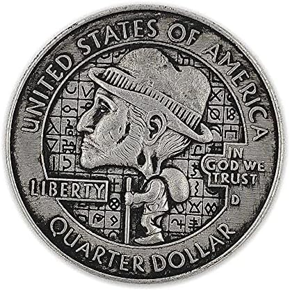 Монета с Дълбоки Релефни Петдесет монети на Съединените Щати 骷髅 от микро-глава collectionCoin са подбрани Възпоменателна