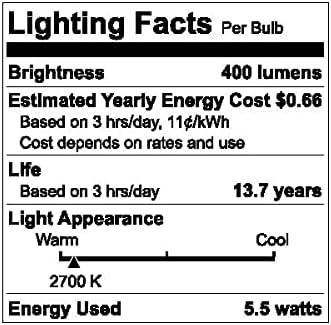 GE Reveal 2 led лампи с мощност 60 W, с регулируема яркост, улучшающих цвят led осветителни тела G25 Инв 952475