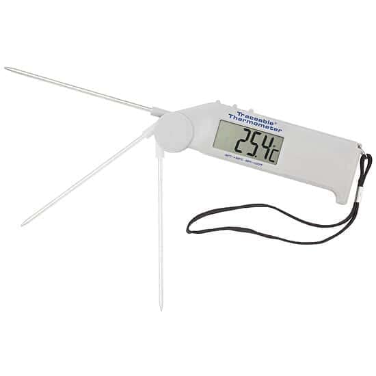 Проследяване на панти термометър Ultra с калибриране; Точност ±0,3 ° C в точките на изпитване