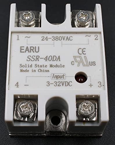 ZENYS 1бр 3-32 vdc до 24-380 В ac SSR-40DA solid state Relay Модул SSR-40 DA SSR 40A за Трансформатор на Напрежение