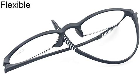 Леки очила за четене Mcoorn, гъвкави (от пластмаса с ефект на паметта), за четене, за мъже и жени
