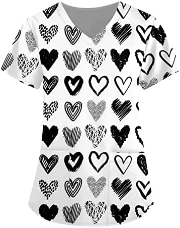Дамски Летни Блузи, ризи, Свети Валентин, дамски тениски с графичен Дизайн, Модни Дрехи, Подаръци за Свети Валентин
