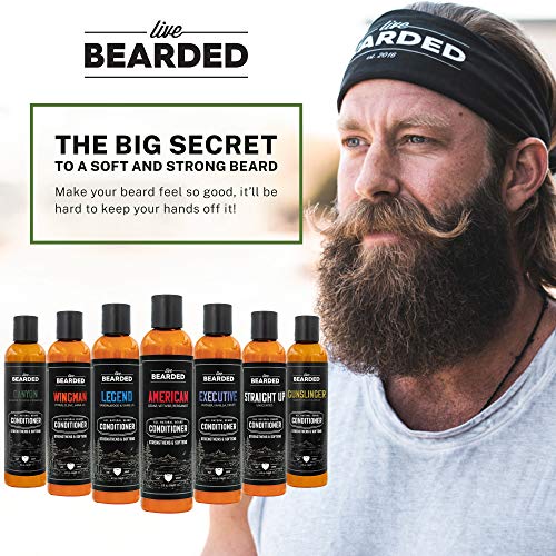 Live Bearded: Климатик за оформяне на брада - Executive - Балсам за лице - 8 грама. - Заздравява и омекотява