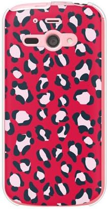 Втора кожа Леопардово-Червен цвят (Прозрачни) Дизайн от ROTM/за телефон AQUOS ss 205SH/SoftBank SSH205-PCCL-202-Y102