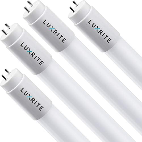 Led лампа LUXRITE 4FT Т8, която е съвместима с баласт и поддръжка байпас, 13 W = 32 W, мек бял цвят 3000 До,
