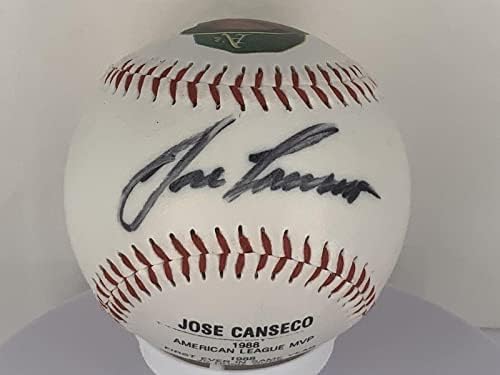 Хосе Canseco Oakland A Подписа MLB Бейзбол PSA / DNA AUTO LOA - Бейзболни топки с автографи