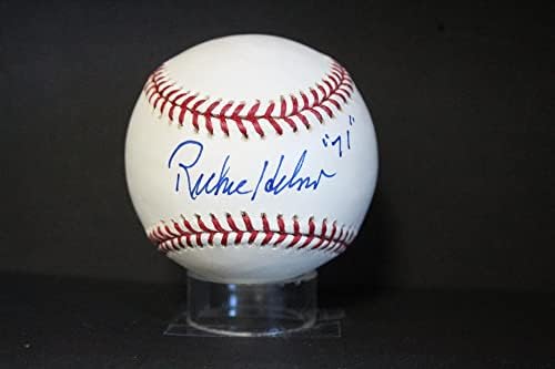 Бейзболен автограф с автограф Ричи Хебнера (71) Auto PSA/DNA AM48874 - Бейзболни топки с автографи