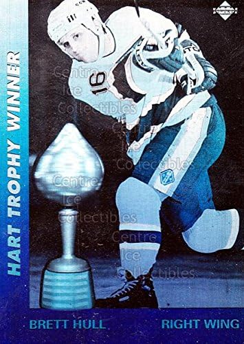 (CI) Хокейна карта Бретта Halla, собственикът на Харт Trophy 1991-92 г. Холограми и спечелилия награди Горен