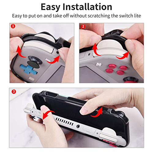 Защитен калъф V. R. Hope за Nintendo Switch Lite, калъф-хастар от TPU за носене на Nintendo Lite Switch с амортизация