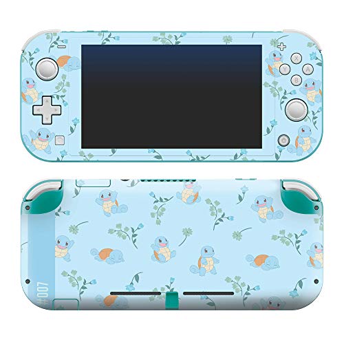 Контролер Gear Автентична и е официално лицензиран кожата Nintendo Switch Lite - Pokemon Squirtle Floral Set
