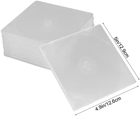 SOLUSTRE Video 12-Pack Single & Cases Сменяеми калъфи Сверхтонкой дебелина с Прозрачна обвивка около ръкави