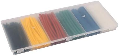 New Lon0167 100 Pcs Heatshrinkable Кабел Tubing Tube Sleeving Wrap Assorted Sizes Kit(100 Stücke heißschrumpfbare Kabelschläuche Schläuche Wrap Verschiedene Größen Kit
