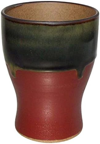 Бирена чаша: Ирахо (Червен), Без бира / Японска керамика Arita Фаянс / Размер (см) 3,0 x 4,1 инча (7,7 x 10,5