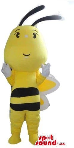 SPOTSOUND Сладка Жълта Медоносная пчела Cartoony Герой Талисман на САЩ Костюм