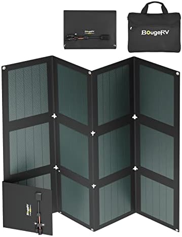 Преносими слънчеви панели, BougeRV 100W CIGS - Складное зарядното устройство на слънчеви панели с чанта за носене