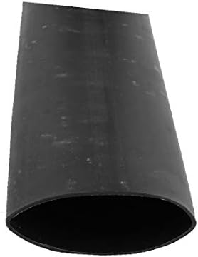 X-DREE Черна 40-мм Свиване на тръба В асортимент, Метална Обвивка, Кабелна намотка дължина 1,22 м (Черната 40-мм