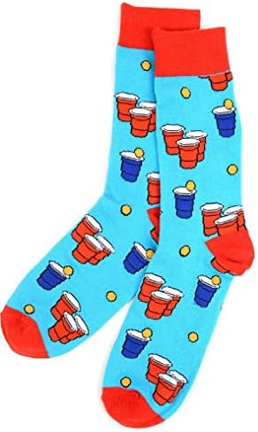 Мъжки чорапи с кръгло деколте, Теми, игри и Хазартни игри, Забавни чорапи с уникален модел, един размер подходящ