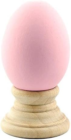 Пастельно-Розово Керамично Великденско Яйце 2,5 Инча