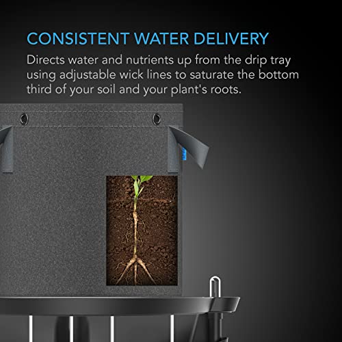 Тканевое основата на саксията, AC Infinity с самополивом, система за автоматично подаване на вода от 4 комплекти с расходомером, Издигнати чинии за растенията, за използ?