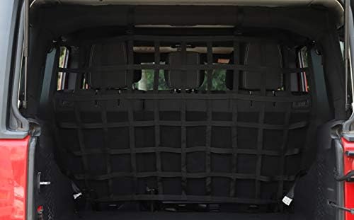 YOCTM Мрежа за изолация на багажника Пет Бариера за Jeep Wrangler JK JKU Sports Sahara 2007-2018 Пет Преграда