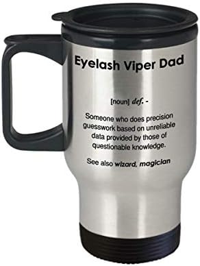 Кафеена Чаша Смешни Eyelash Viper Dad Definition Кафеена Чаша - 14 грама За Пътуване