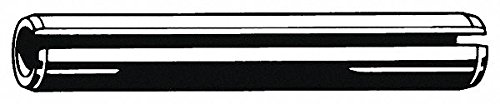 Пружинен щифт, Sltd, 7/32 x 2 инча, Znc, PK25 (3 броя)