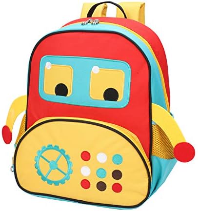 Училищна чанта Yodo Little Kids за деца на предучилищна възраст, Раница за малки деца е Поименна етикет и гърдите