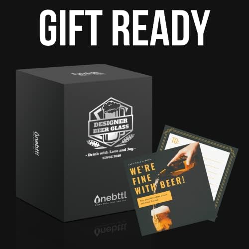 Onebttl Подаръци от sasquatch за мъже, Подаръци от Снежен Човек, Забавен Бирена Чаша на 17 унции, Забавна идея