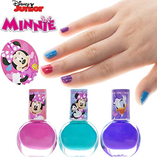 Комплект за практикуване на лак за нокти Townley Момиче Disney Minnie Mouse за момиче на възраст от 3 години