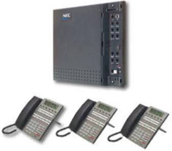 Комплект Dsx40 Kit (4X8X2) с 3 телефони - Описание на продукта - Комплект Nec Dsx 40 с 3 телефони - 4 X 8 X