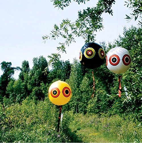 Балони Bird-X Scare-Eye®, за да отблъскват птиците Очи на хищник, опаковка от 3